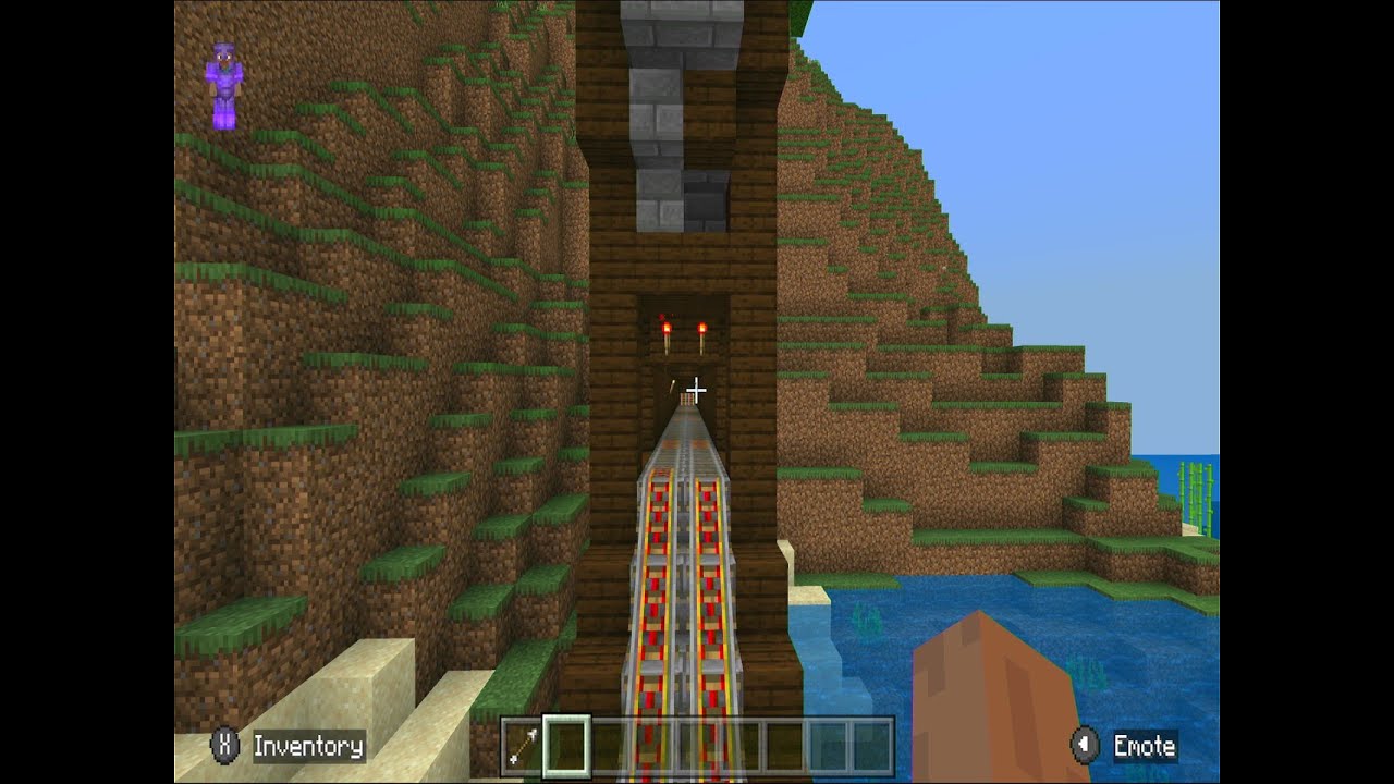 MINECRAFT ROLLER COASTER!!!