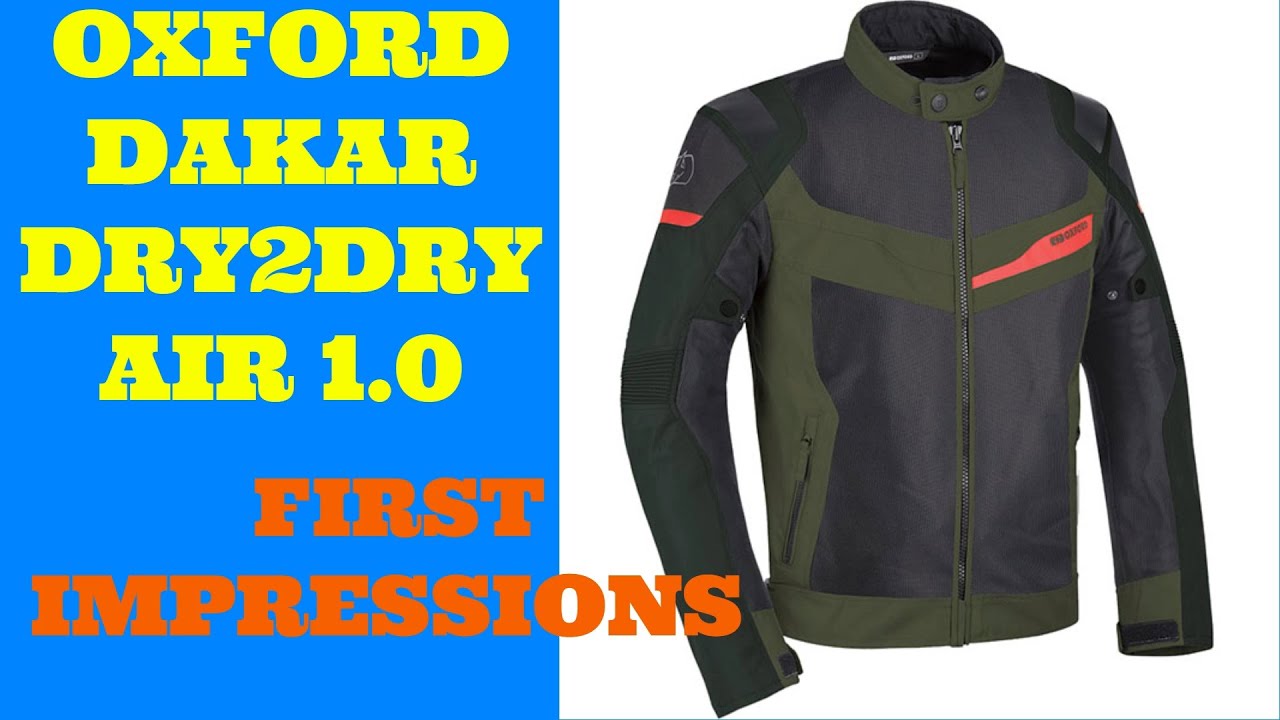 OXFORD DAKAR DRY2DRY SUMMER MOTORCYCLE JACKET