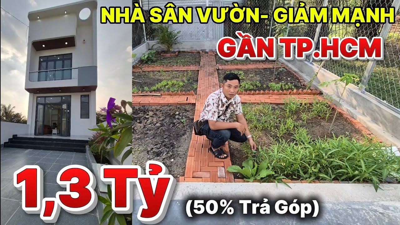 🔥 Ngộp Bank Bán Gấp! Nhà Sân Vườn 5x38m Giá Sập Sàn – Sát Hóc Môn, Gần TP.HCM