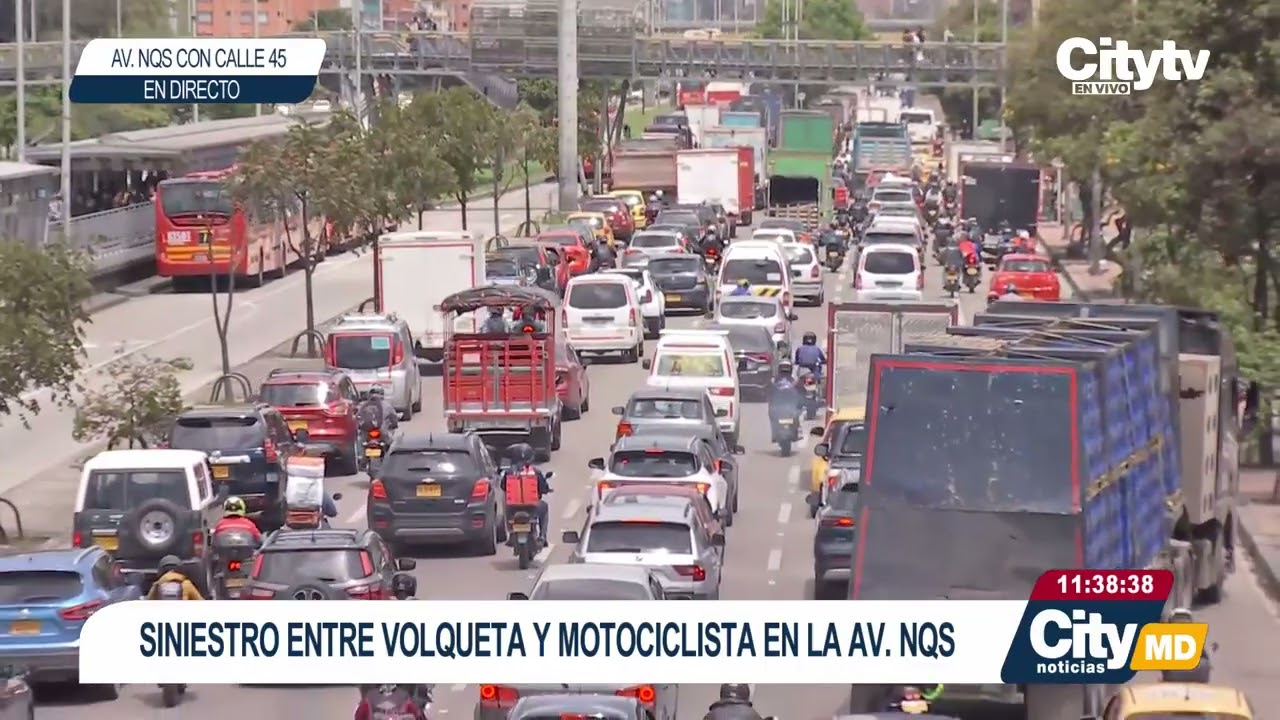 Una persona murió en un accidente de tránsito en la calle 80 | CityTv