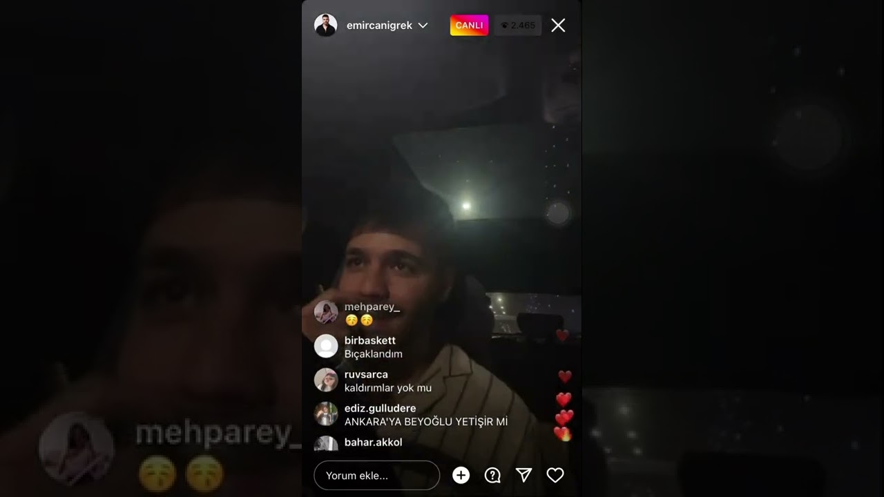 Emir Can İğrek- Harbiye Öncesi Canlı Yayın