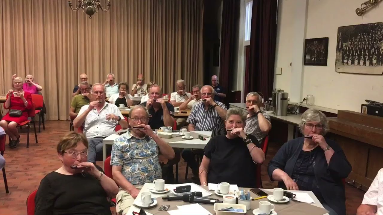 Workshop bluesharp met KBO Maaskernen in Maasbracht