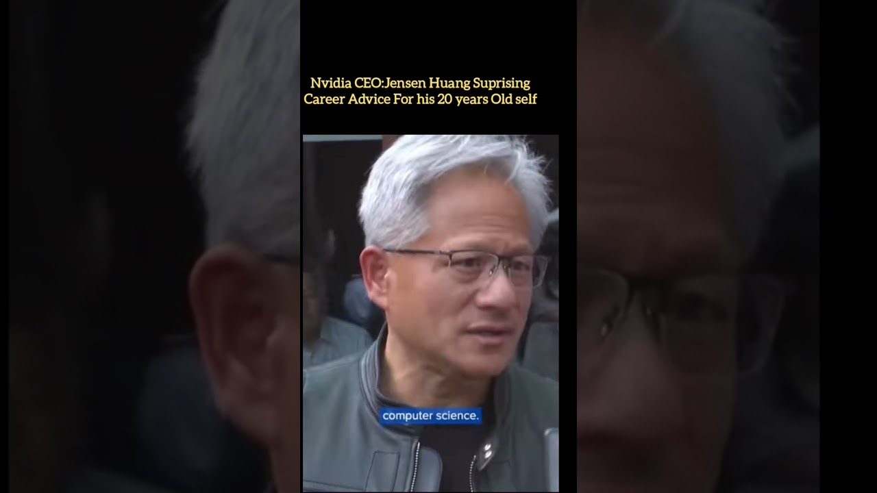 Nvidia CEO: Suprising Career Advice🤯💀#career#advice#ceo#shorts#study#ai#futuretech #tech#skills#ml