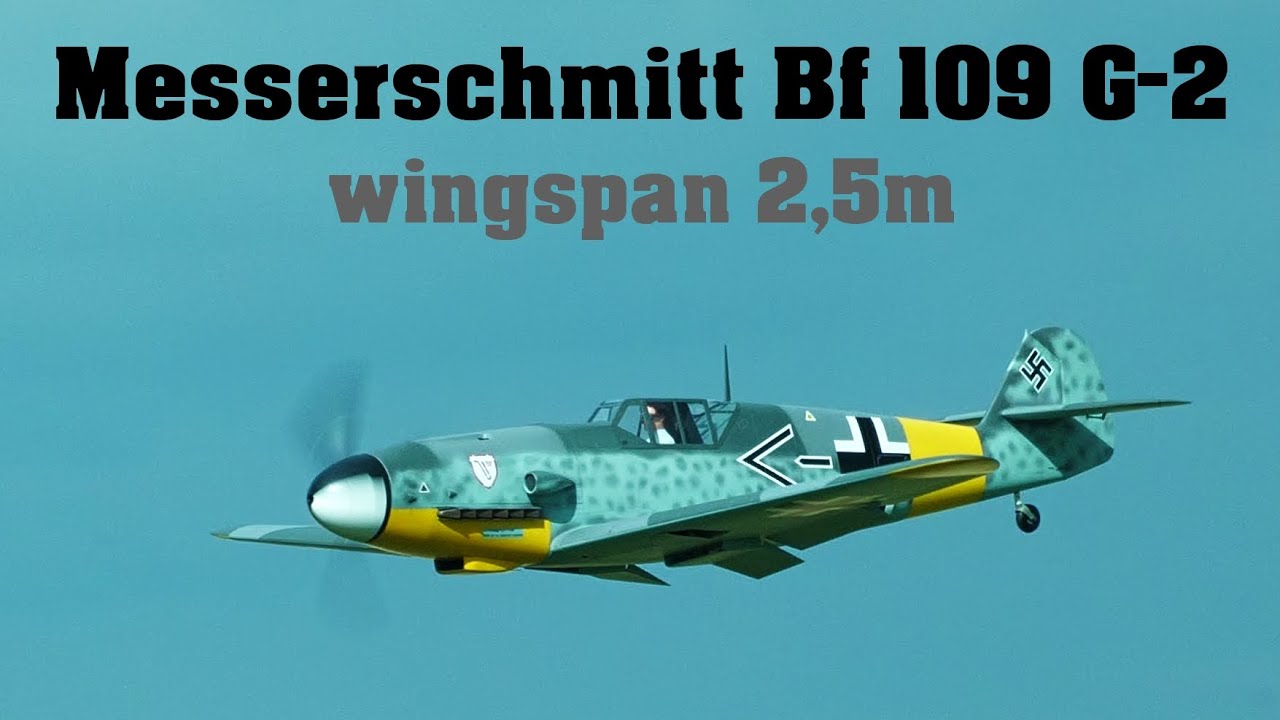 Messerschmitt Bf 109 G | scale RC plane | 4K | Syrovice 2023