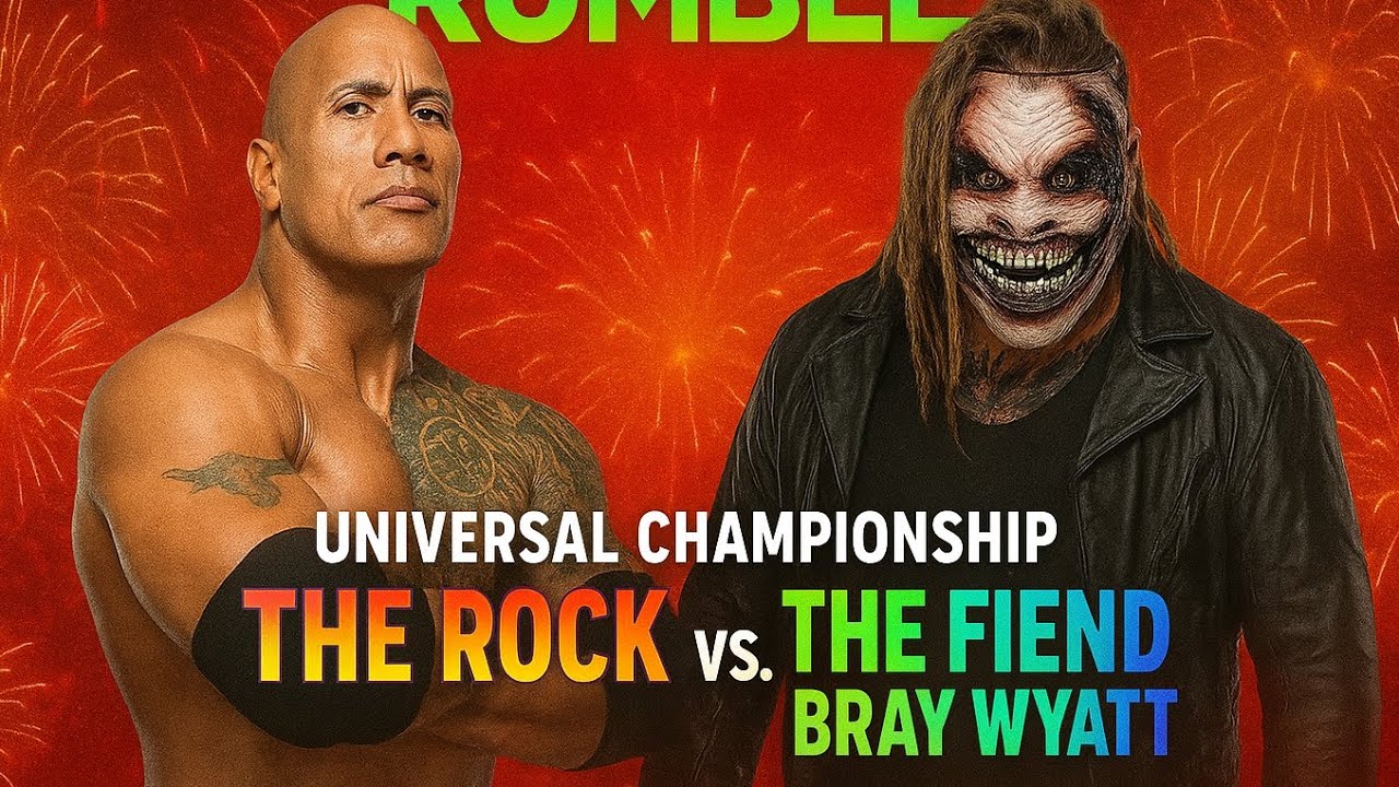 THE ROCK VS THE FIEND BRAY WYATT FOR UNIVERSAL CHAMPIONSHIP WWE 2K24 #37