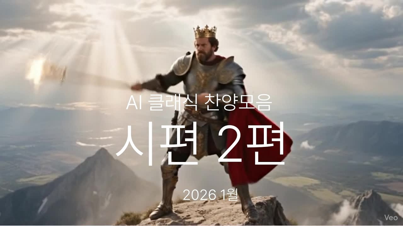 AI 찬양, 클래식,찬양, 시편, "시편 2편" - 4K AI 슬라이드 ( 시편 2편 클래식 찬양모음)