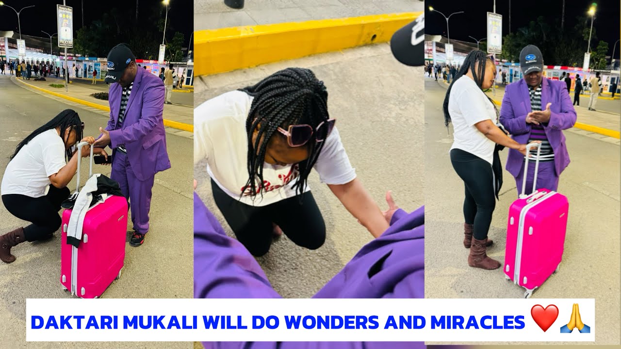 SADDEST LOYALTY TEST EVER💔😭😳 DAKTARI MUKALI HAD TO COME FOR HER RESCUE AT JKIA AIRPORT🙏
