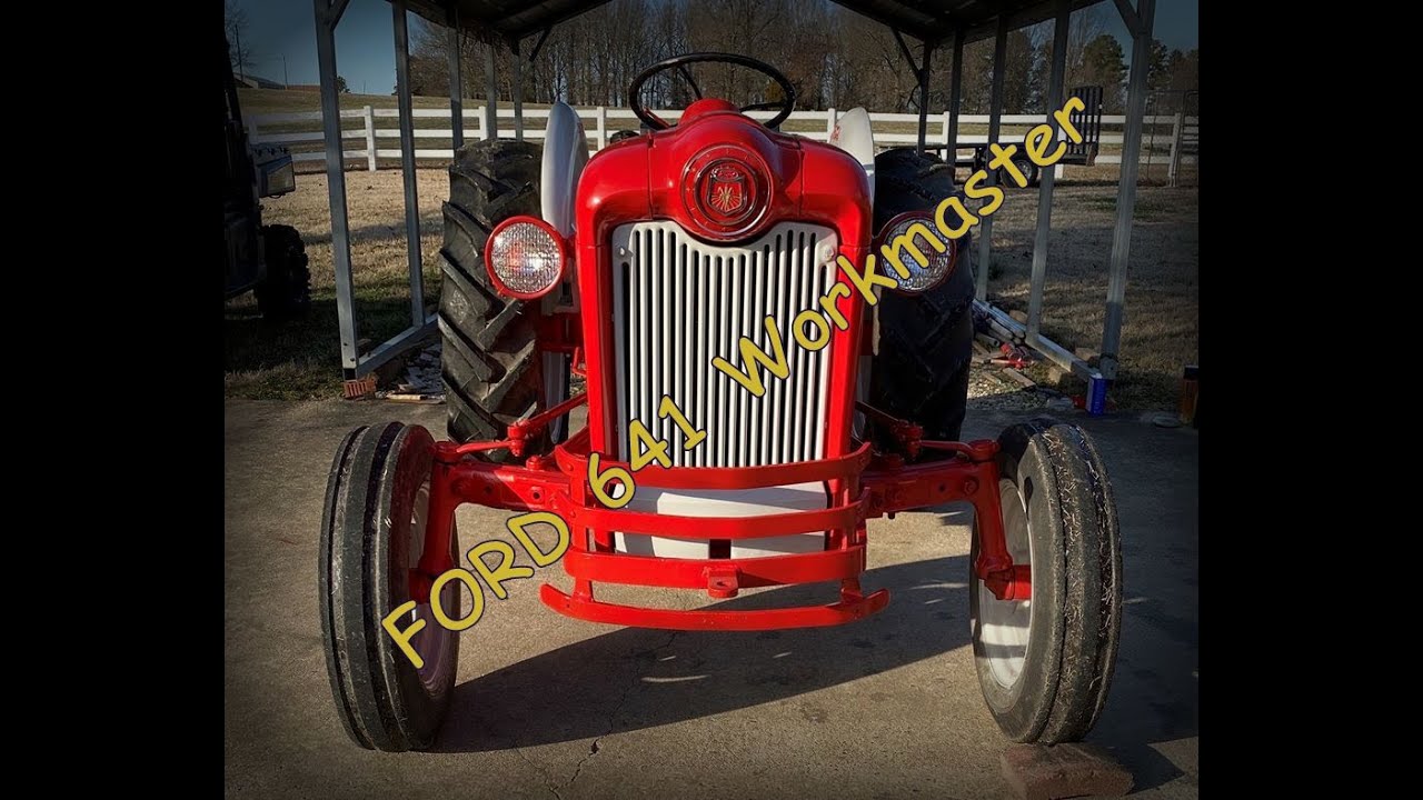 1960 FORD 641 WORKMASTER Tractor (cold start), Boom Pole, Caboose Chair, Tiny House Walk Around