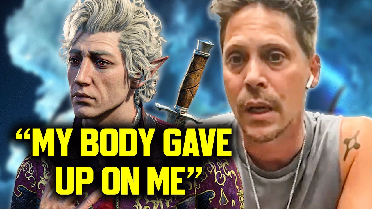 Neil Newbon's body gave way during the filming of Astarion in Baldur's Gate 3