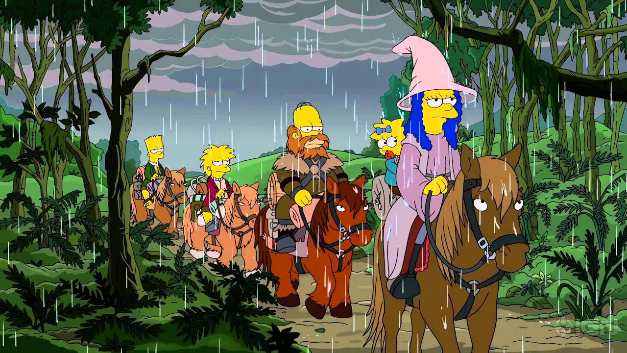 The Simpsons - The Hobbit Couch Gag