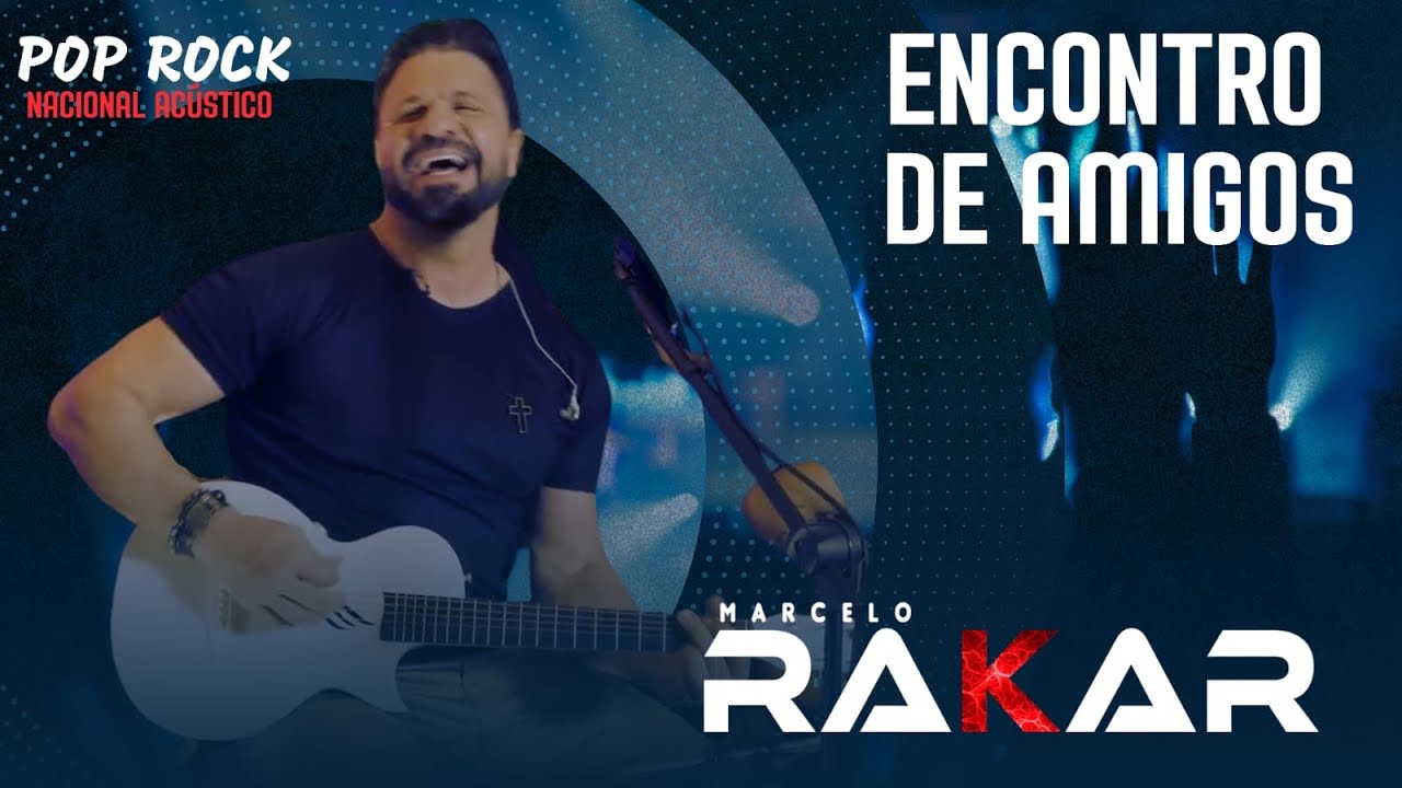 DVD Pop Rock Nacional Acústico - Encontro de Amigos- MARCELO RAKAR