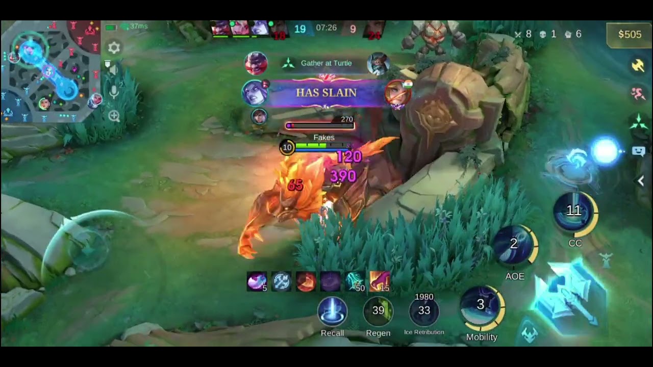 Silvana High Damage 20kills play MLBB
