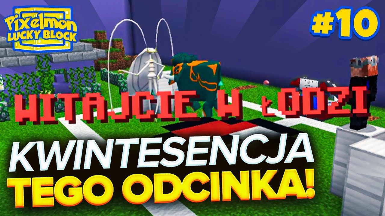 KWINTESENCJA TEGO ODCINKA! - PIXELMON LUCKY BLOCK #10 /w @Diabeuu