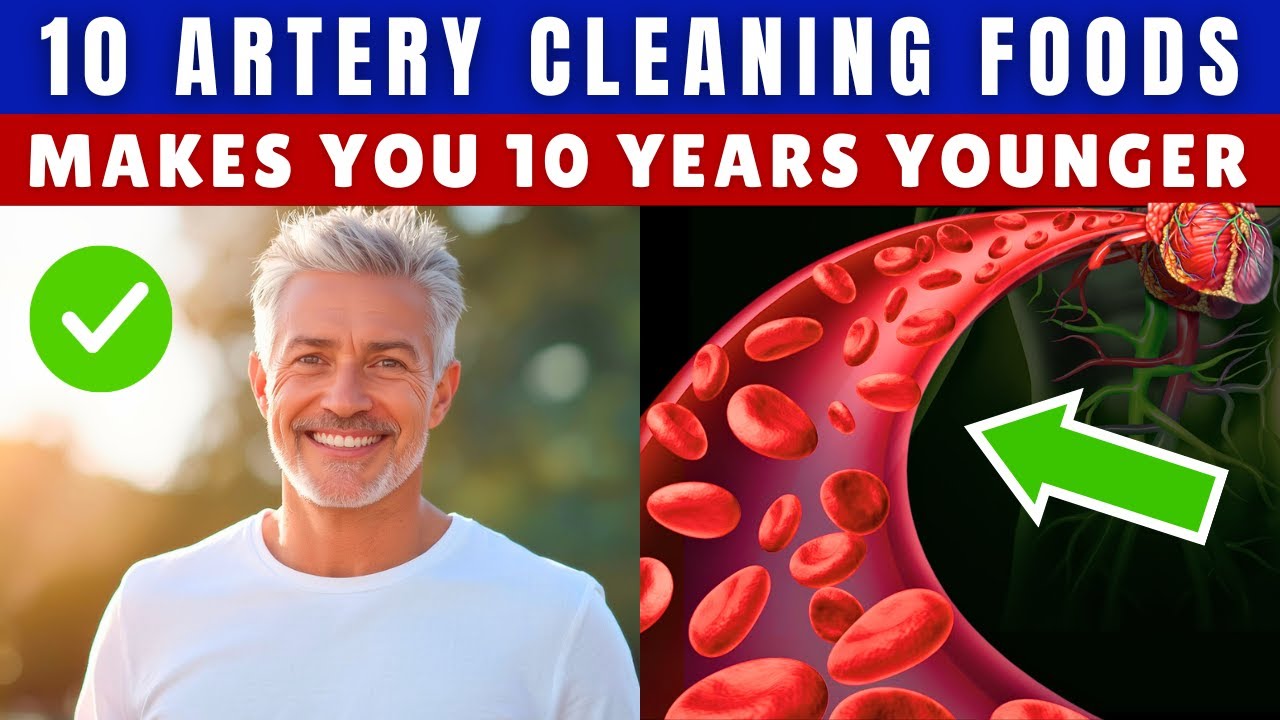 10 Best Foods That Clean Arteries & Make You 10 Years Younger