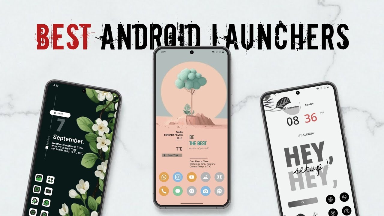 Top 5 Best Android Launchers 2025 🔥 Customize Your Phone Like a Pro!