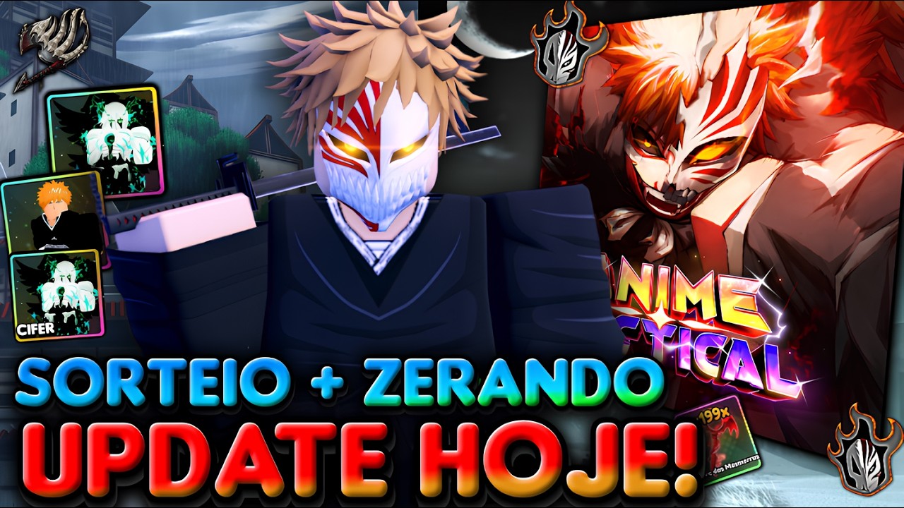 ⚔️ UPDATE 1 NO ANIME TACTICAL! BLEACH 🧡 + NOVO GAMEMODE INSANO 🎮 + SORTEIO DE GAMEPASS 🎁