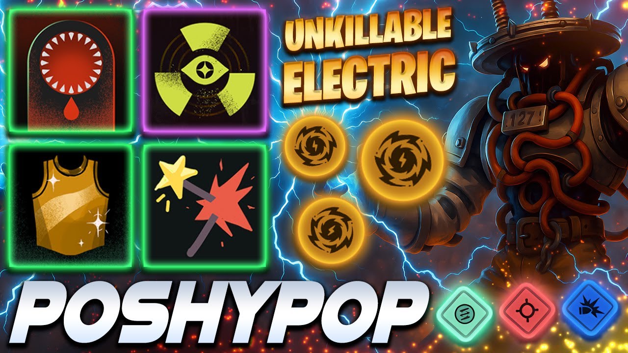 Poshypop Seven UNKILLABLE ELECTRIC - Deadlock Pro Gameplay & Guides [Watch & Learn]