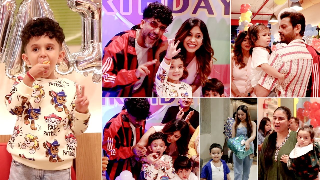 Kishwer Merchantt And Suyyash Rai Son Nirvair 4th Birthday Bash Video