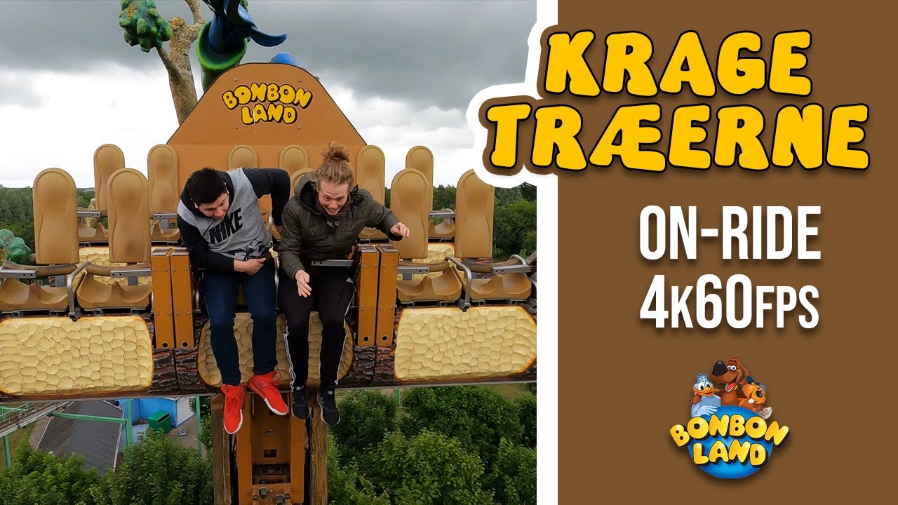 Kragetræerne | On-Ride POV West Side - 4k60fps | Bartholet Tilting Free Fall | BonBon-Land