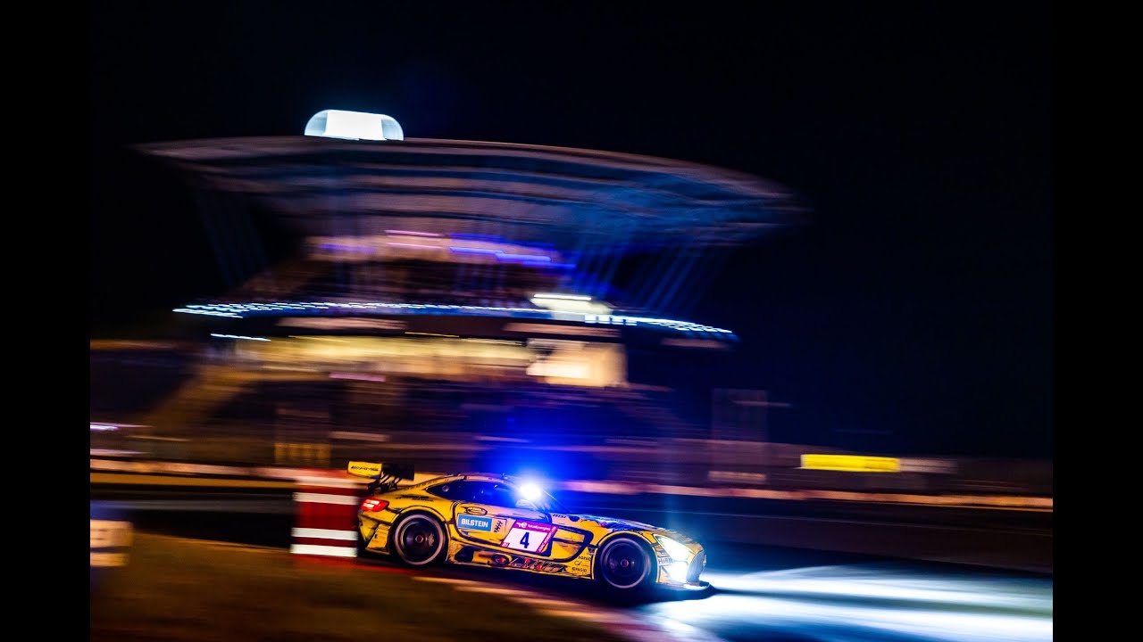 2023 24 Hours of Nürburgring #4 Mercedes Team HRT Onboard night