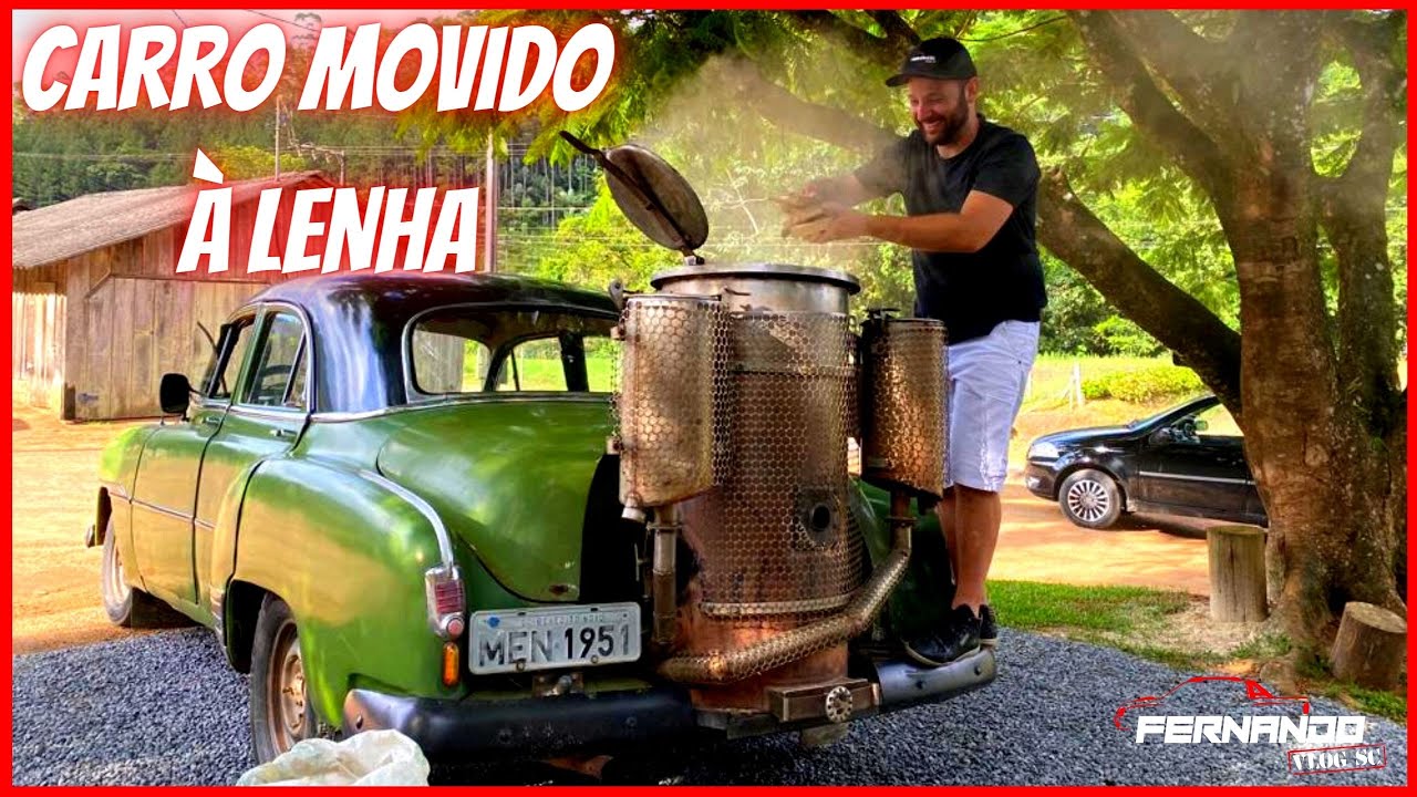 CARRO MOVIDO À LENHA, É MUITA ECONOMIA *CHEVROLET 1951*