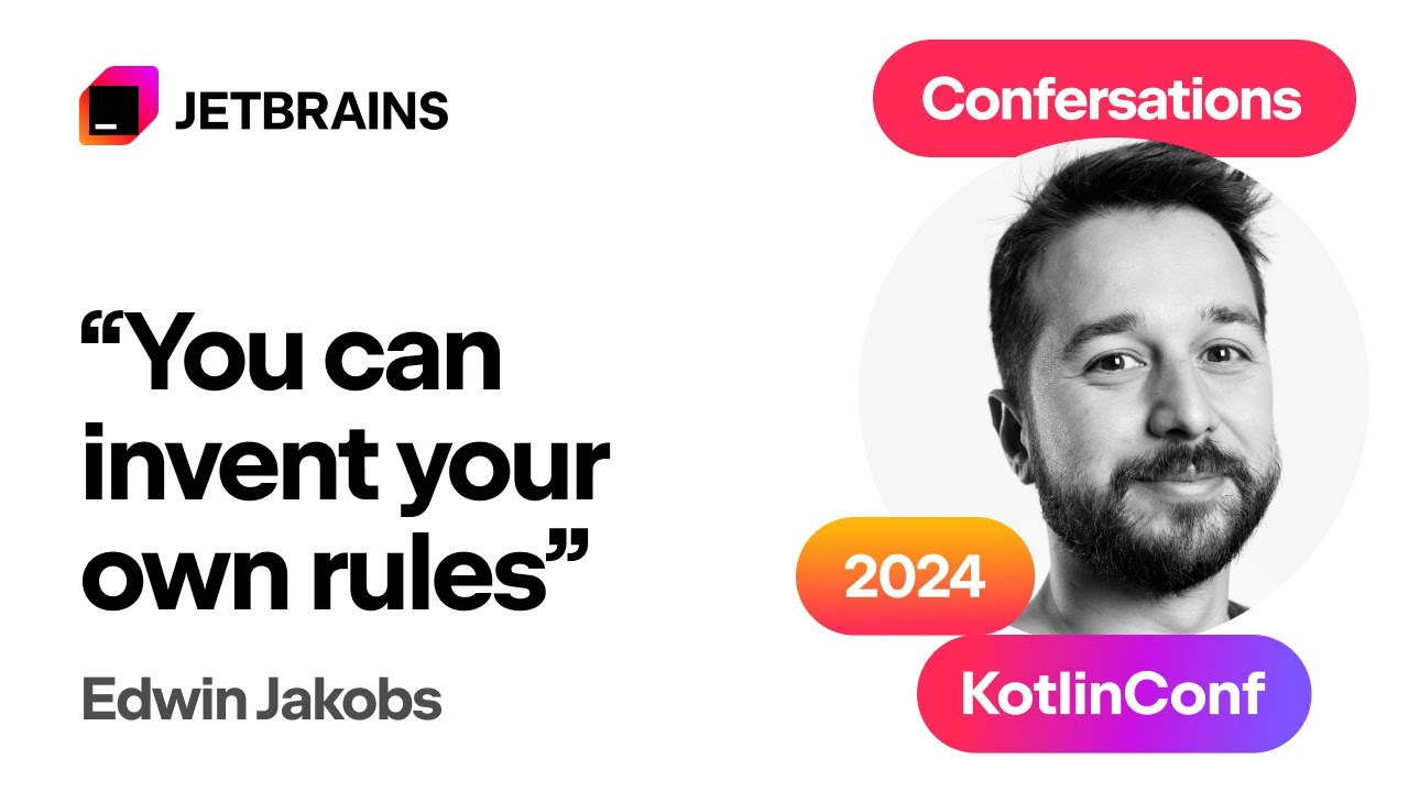Creative Coding Insights with Edwin Jacobs | KotlinConfersations'24