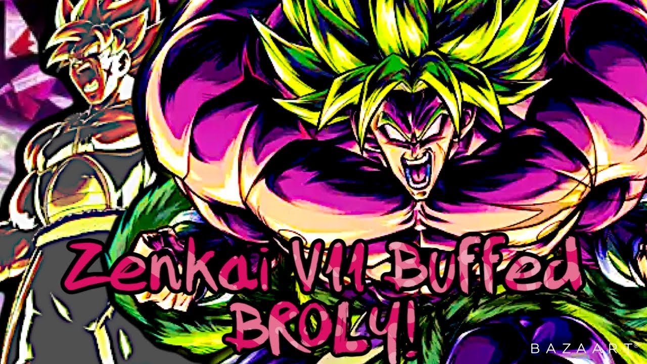 Dragon Ball Legends- DOUBLE ZENKAI BUFFED LF BROLY WITH BARDOCK CRITS!