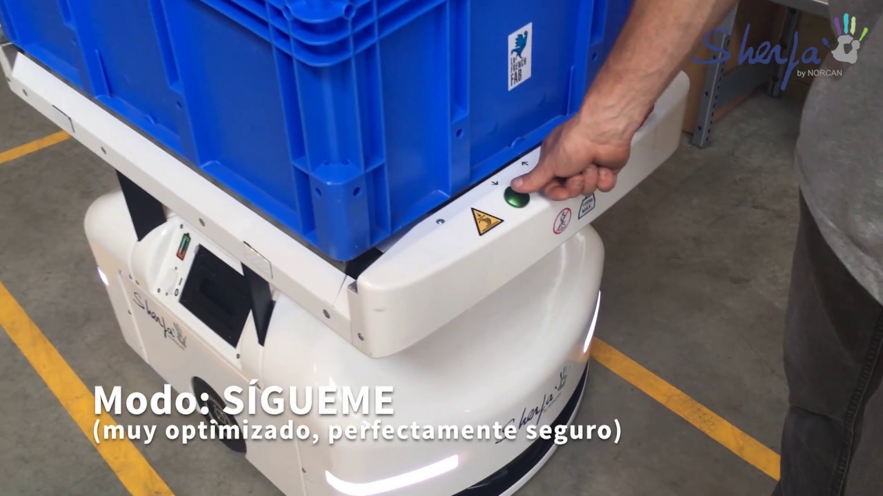 Sherpa By NORCAN - Robot colaborativo para la asistencia en la manutención y preparación de pedidos