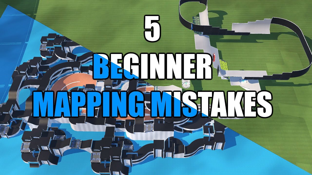 TOP 5 Beginner mapping mistakes in TrackMania