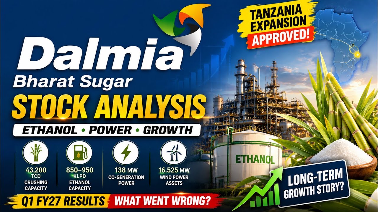 Анализ акций Dalmia Bharat Sugar 2026 | Этанол, оценка стоимости и экспансия в Танзанию