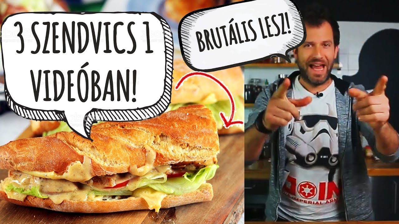 3 extra laktató szendvics, ha éhen halsz