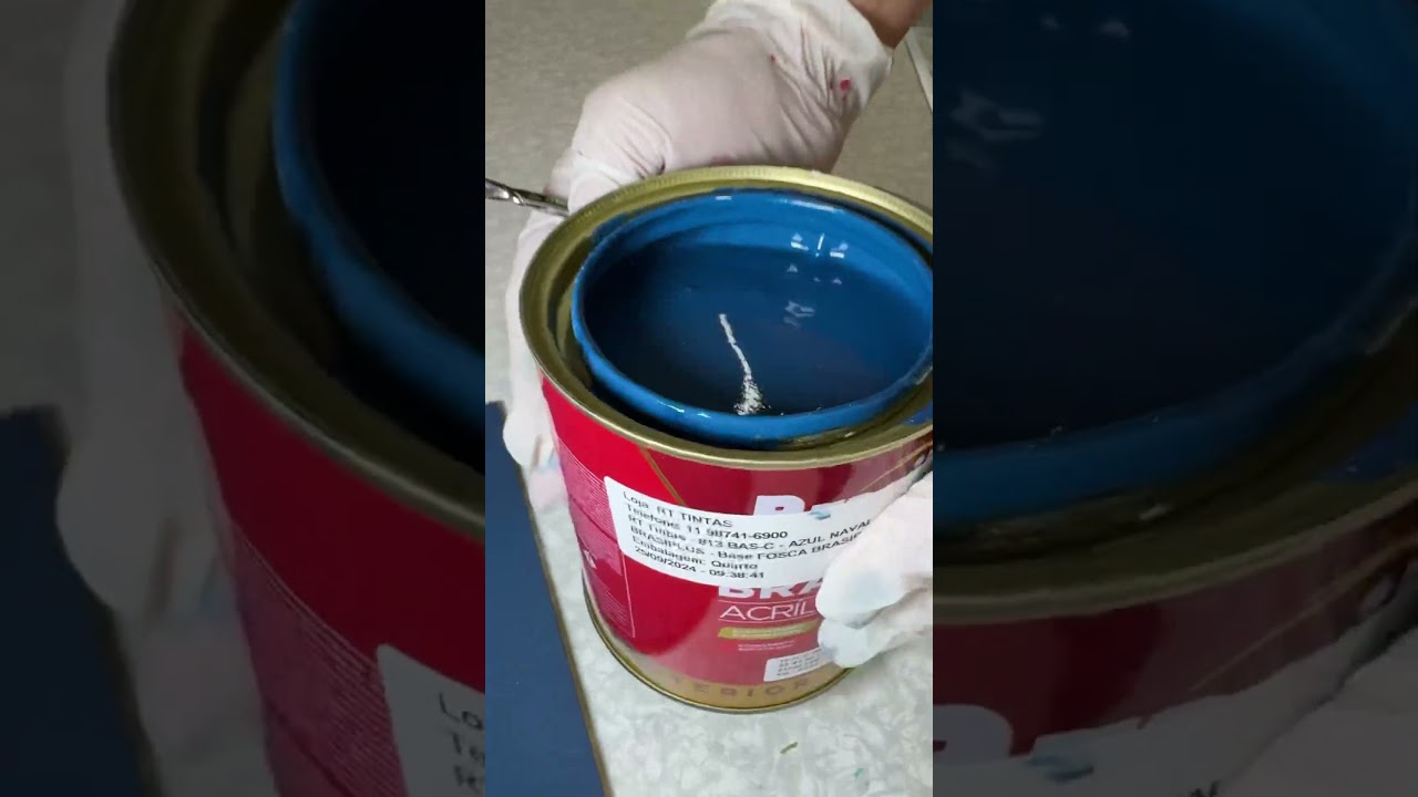 Tinta Azul Naval parede acrílica lavável