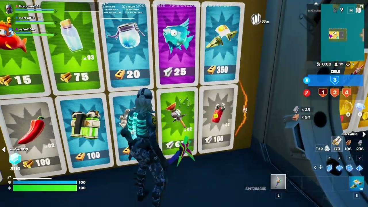 Fortnite Bedwars Gameplay PC Good Round