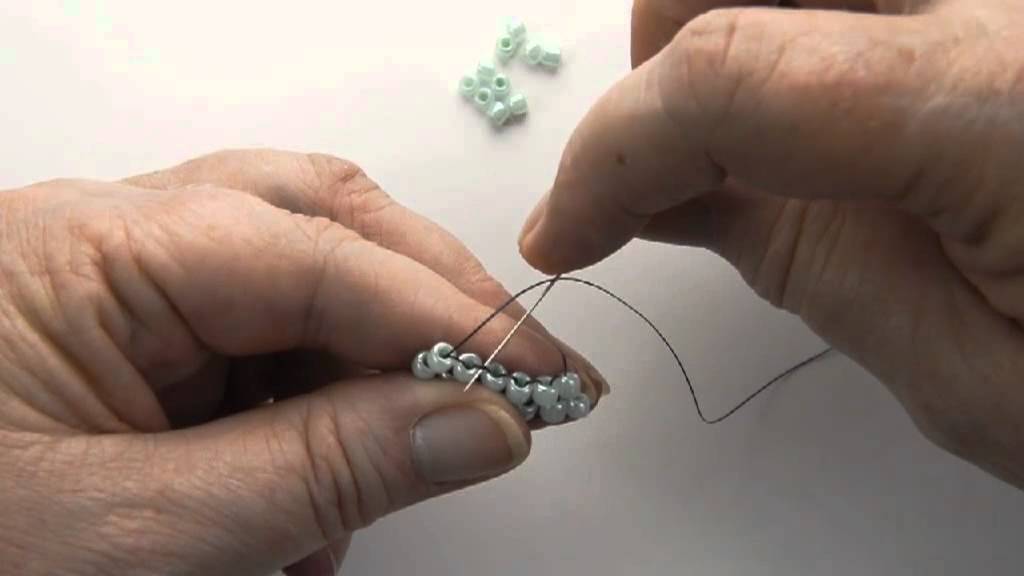 Easy to follow! Beading for Beginners: Learn How to Brick Stitch with the Base Row