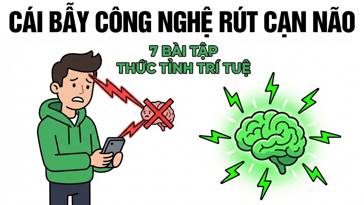 Đừng Để Công Nghệ Làm Bạn Ngu Đi: 7 Bài Tập Rèn Luyện Trí Tuệ Đỉnh Cao | Bản Lĩnh Từ Số 0
