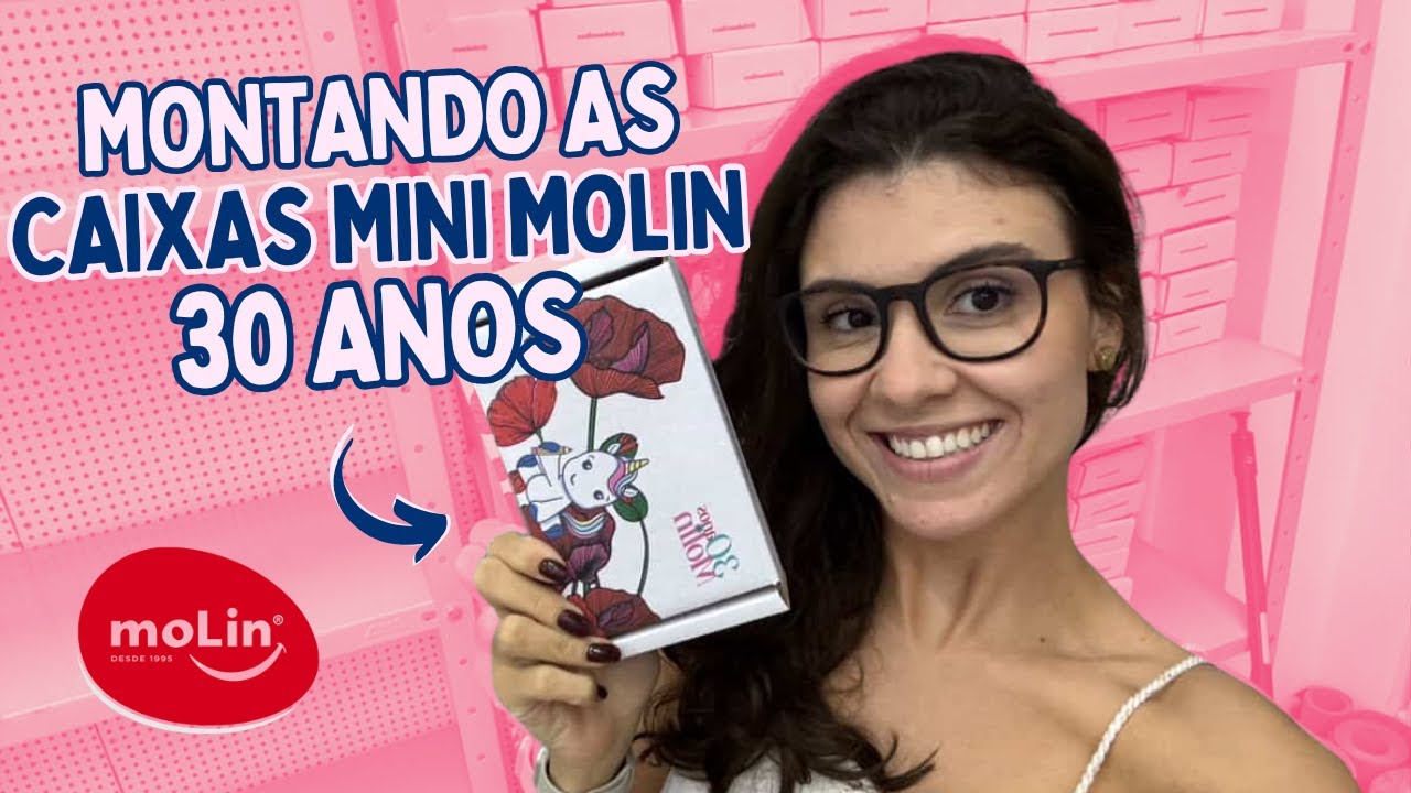 CAIXAS MINI MOLIN 30 ANOS: Bastidores montando as caixas!