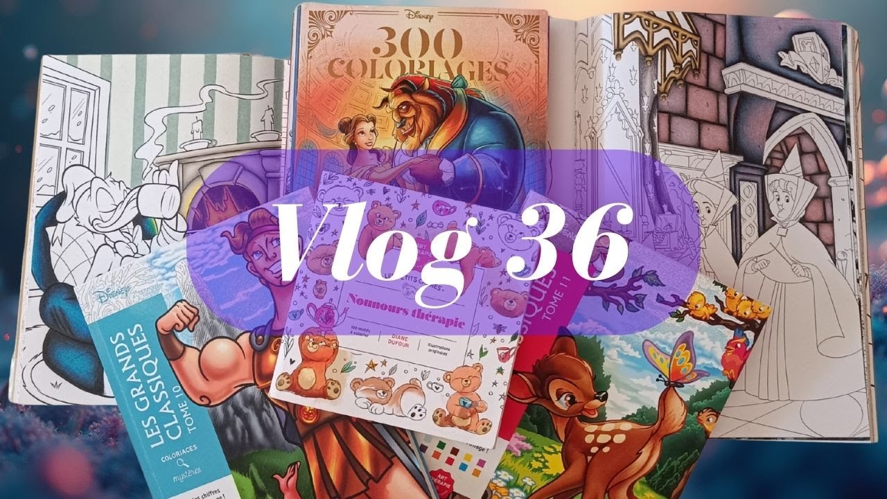 ✨ Je les cumule 🙀❄️✨ Vlog 36 // Coloriage Adulte