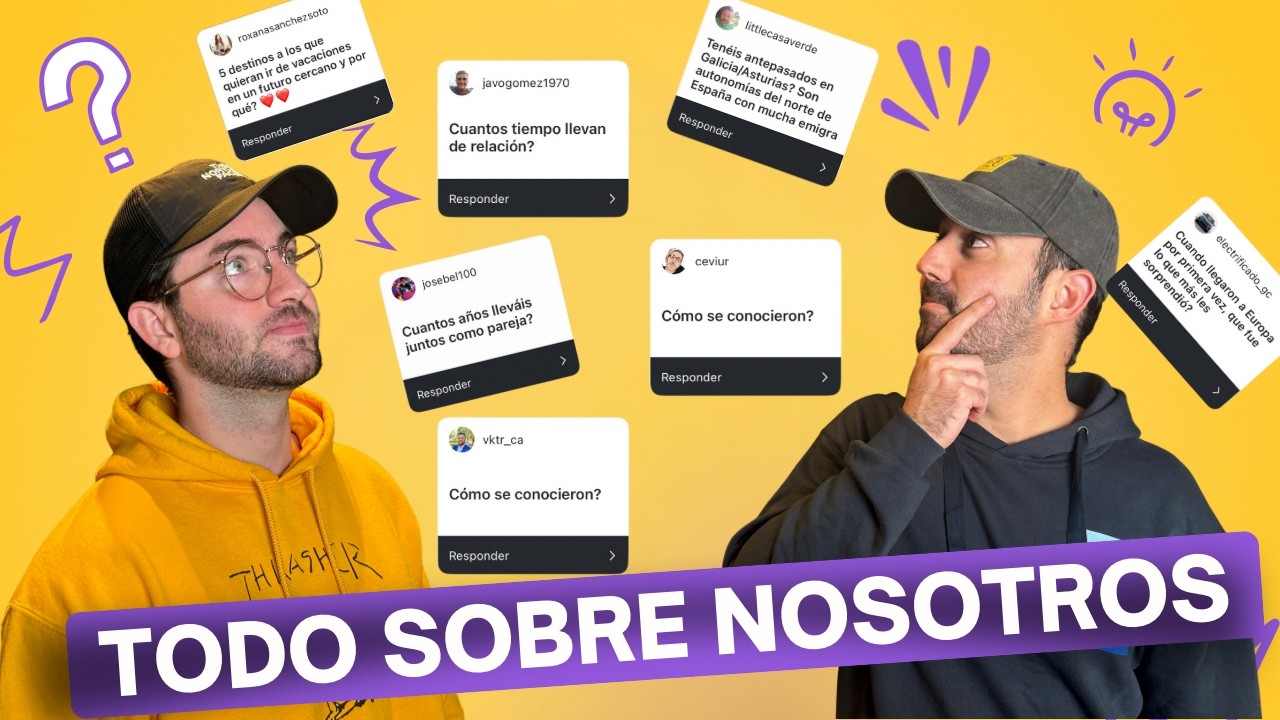 TODO sobre NOSOTROS / Respondiendo todas sus PREGUNTAS /  COMO NOS CONOCIMOS?