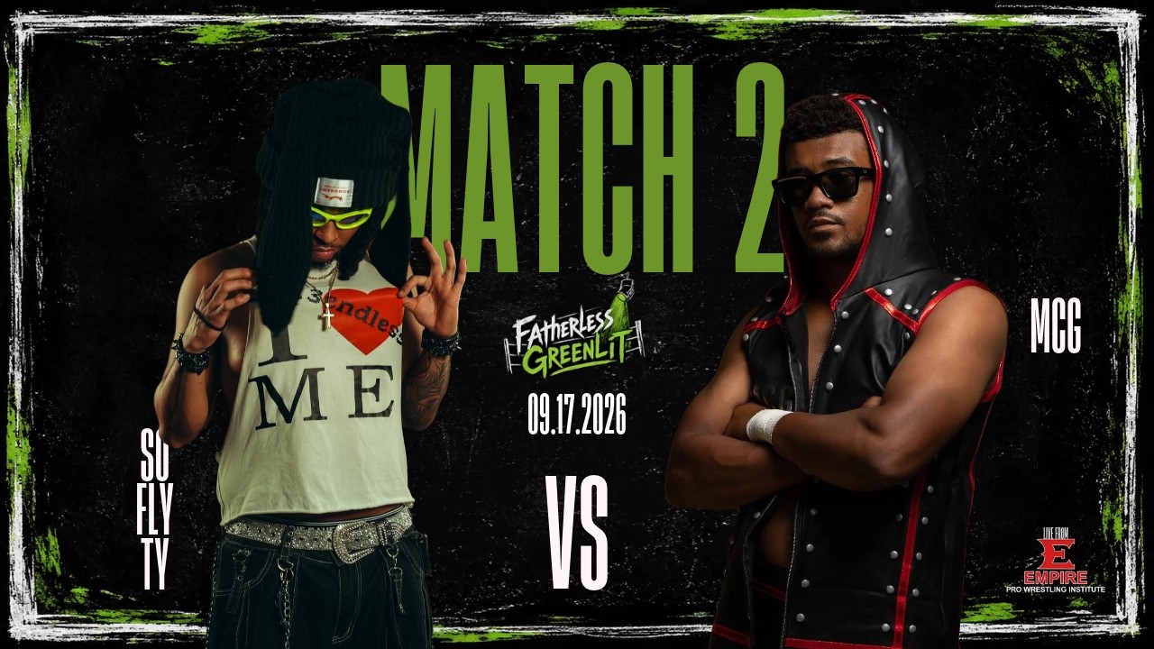 Orlando Indie Wrestling Fatherless Greenlit: MCG VS SO FLY TY: FULL MATCH