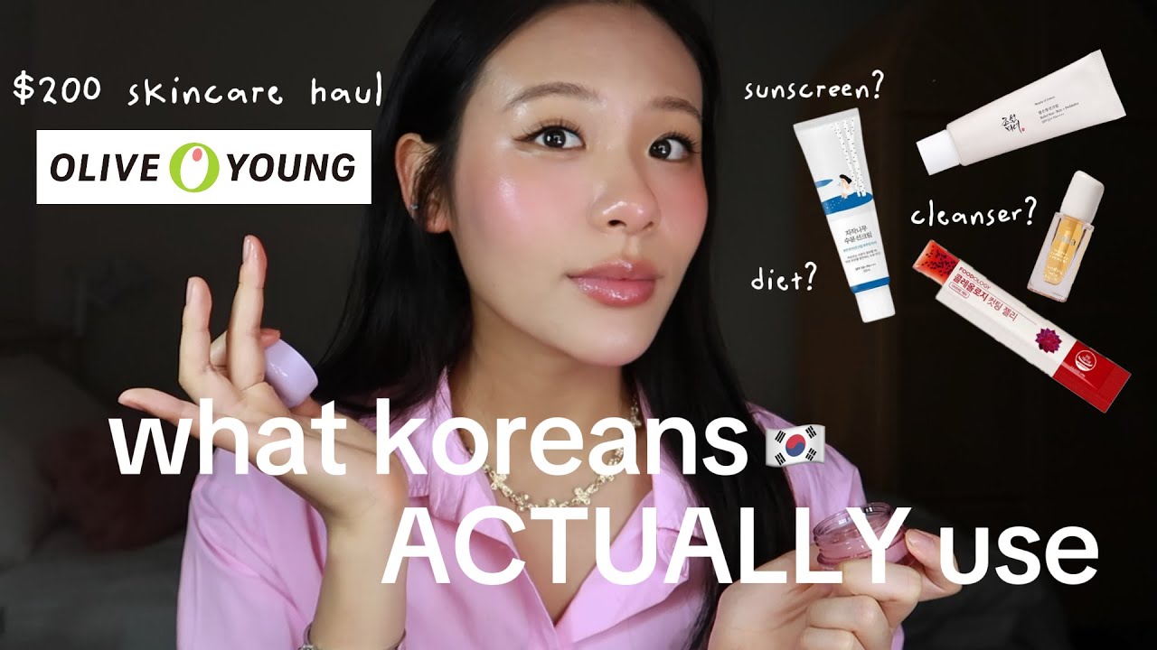 🇰🇷korean skincare you SHOULD get *advice from a Korean local* ($200 oliveyoung haul)