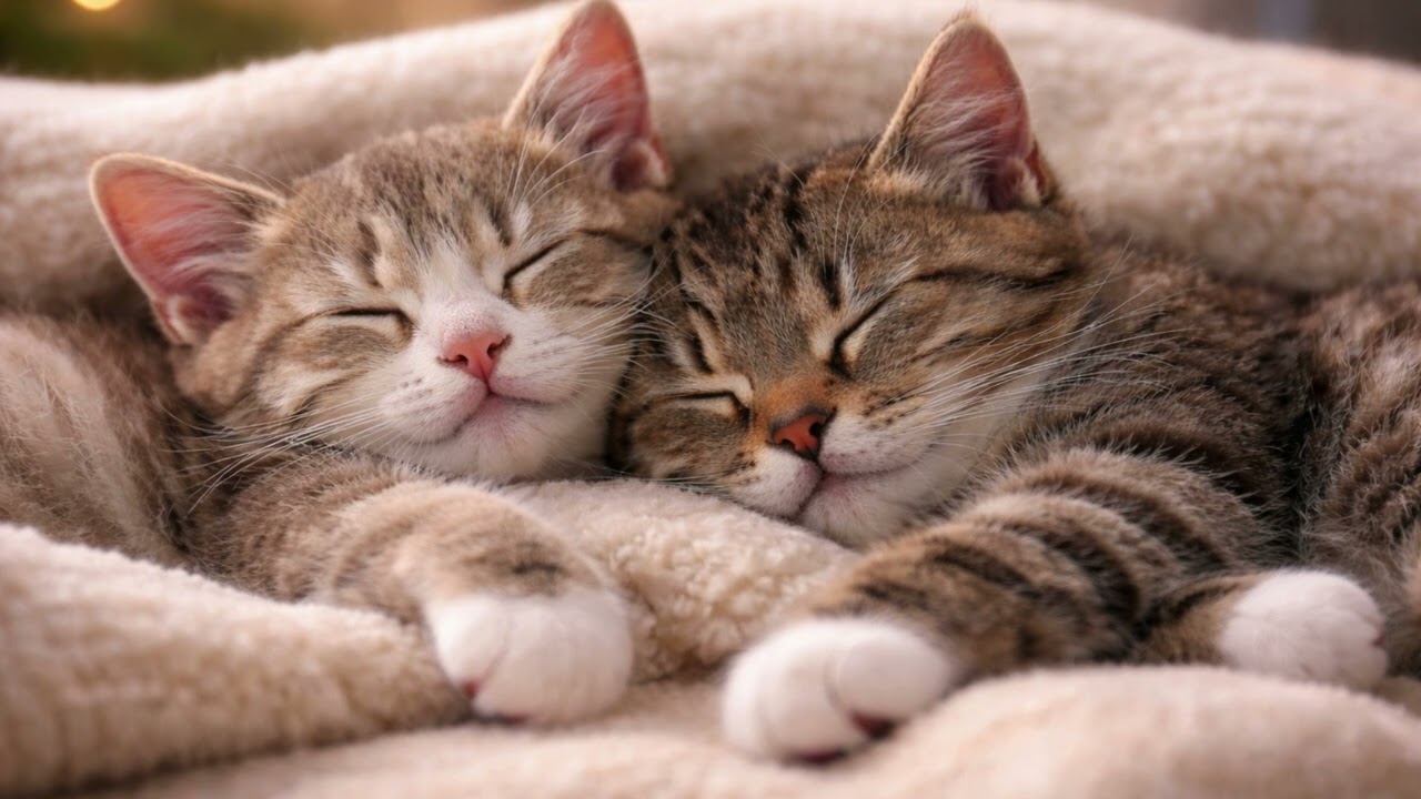 1 Hour Relaxing Music for Cats 🐱 Calm & Cozy Cat Sleep