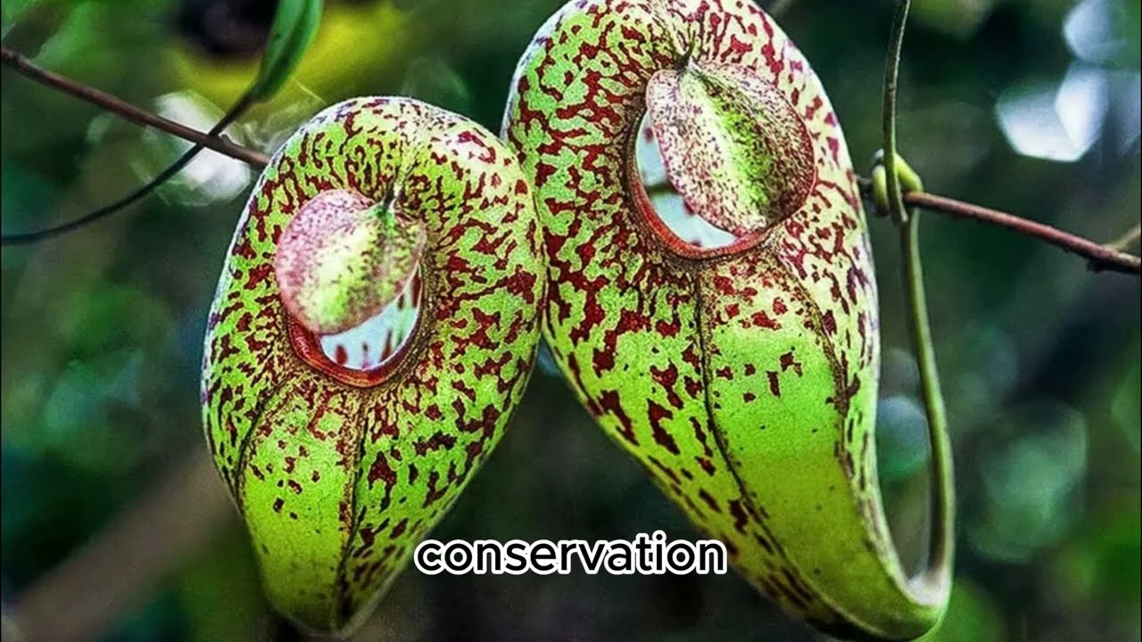 Nepenthes distillatoria / badura flowers / pitcher plant 🥀