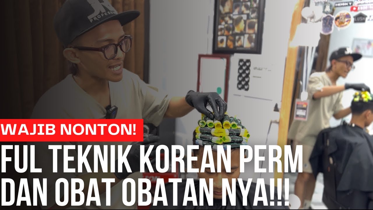 PAKE TEKNIK INI  ANTI GAGAL FUL TUTORIAL KOREAN PERM WAJIB NONTON❗️
