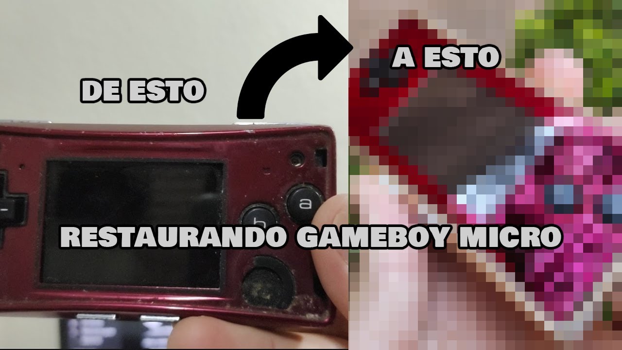 Restoring Game Boy Micro (GameBoy Micro Restoration)