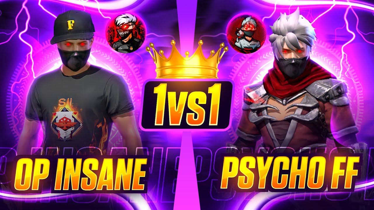 Psycho FF😱 Vs OP Insane🤯 || 1vs1 Intense Match🥵🔥|| Clash of Legends ❤ @PSYCHOFF2005