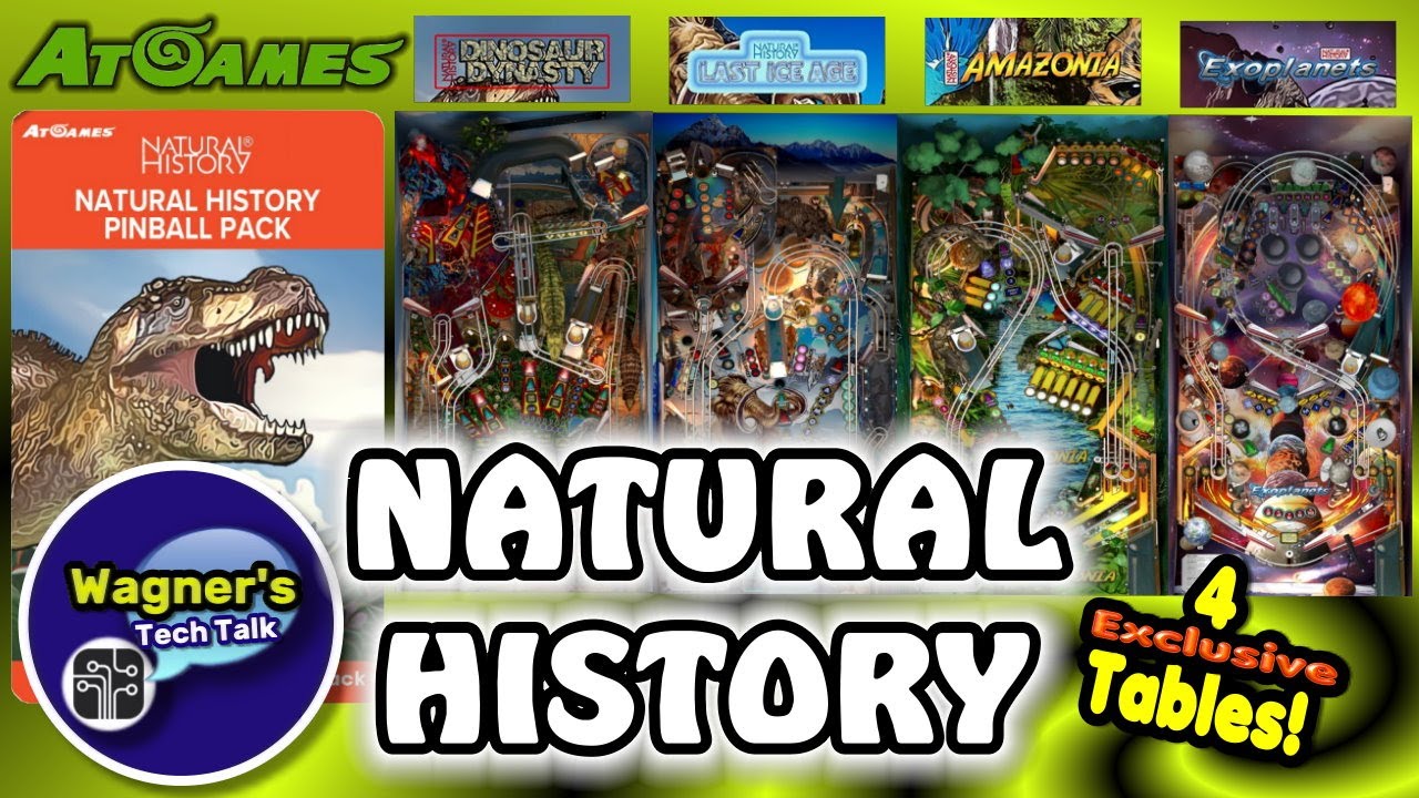 Natural History Pinball Pack Game Play: for AtGames Legends Products