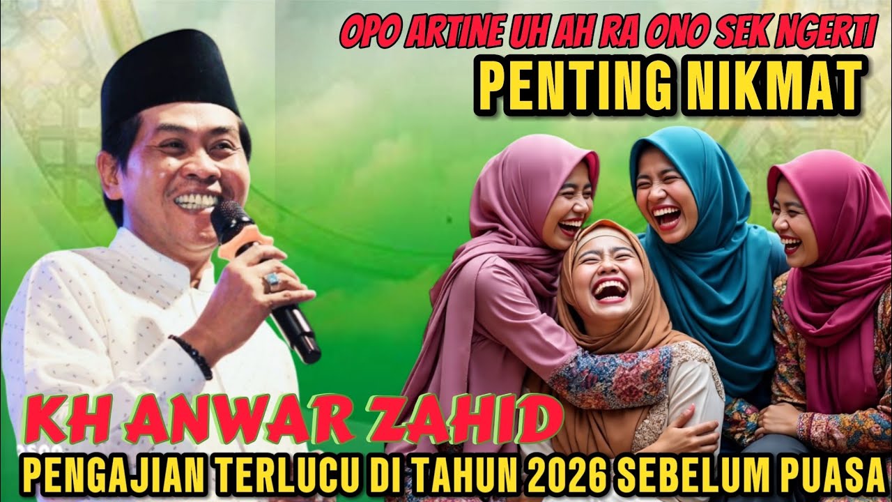 PENGAJIAN KH ANWAR ZAHID LIVE BONDOWOSO MERTOYUDAN MAGELANG 