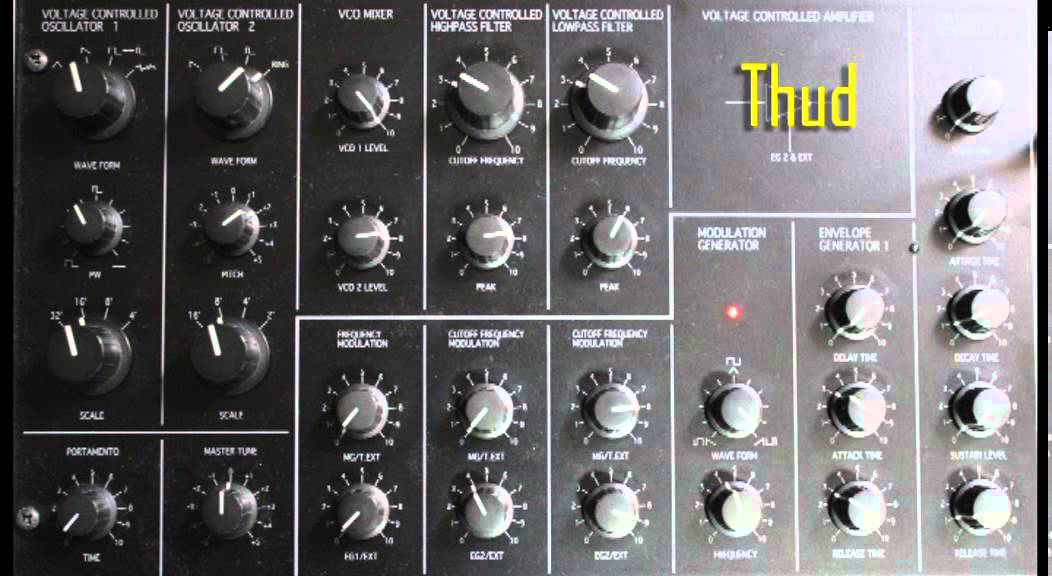 Four Korg MS-20 Mini Patches