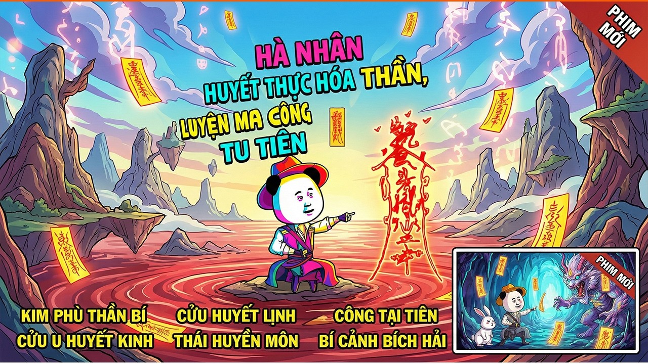 《Phim Mới》Hà Nhân Huyết Thực Hóa Thần, Luyện Ma Công Tu Tiên