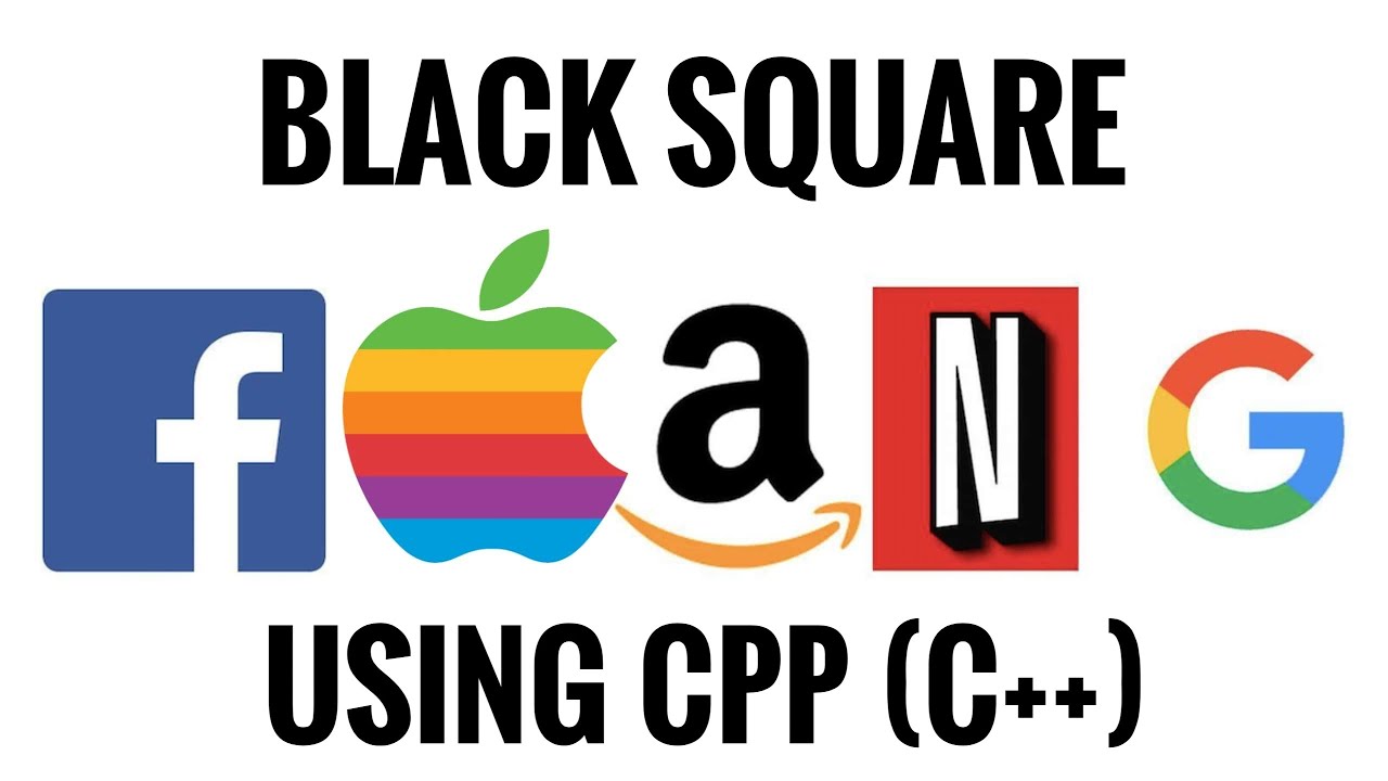 CODEFORCES - BLACK SQUARE IN C++